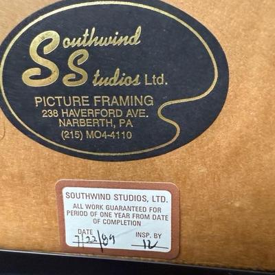 Rare Original Mariano Ortuzar Watercolor Painting