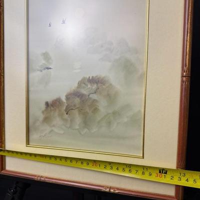 Rare Original Mariano Ortuzar Watercolor Painting