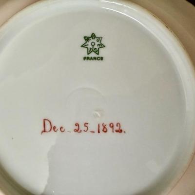 Antique 1892 Limoges France China - 13 Pieces