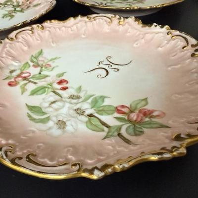 Antique 1892 Limoges France China - 13 Pieces
