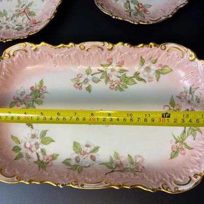 Antique 1892 Limoges France China - 13 Pieces