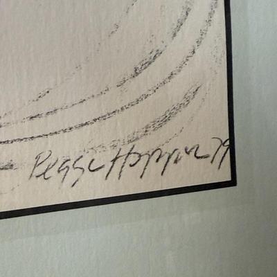 Pegge Hopper Drawing Art - Hawaiian Woman Seated