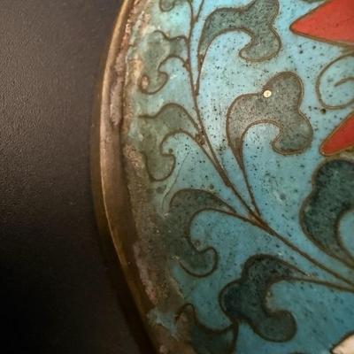 Ming Dynasty Antique Tall Cloisonné Vases c1400's