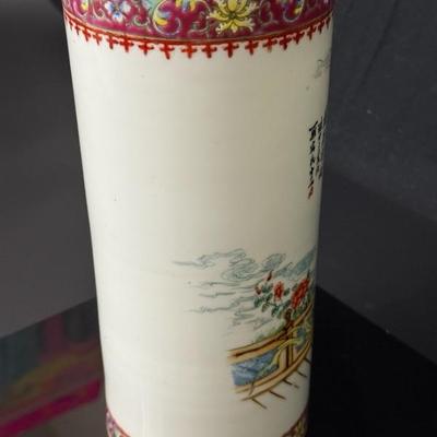 Qing Dynasty Antique Chinese Porcelain Famille Rose Vase