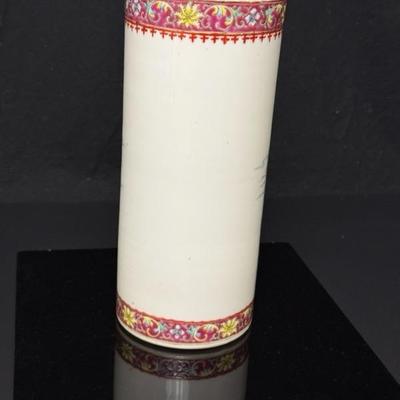 Qing Dynasty Antique Chinese Porcelain Famille Rose Vase