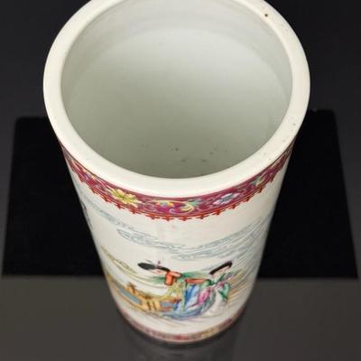 Qing Dynasty Antique Chinese Porcelain Famille Rose Vase