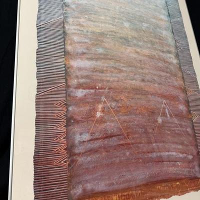 Original Karen Guzak Abstract 'Garden of the Gods' 1979