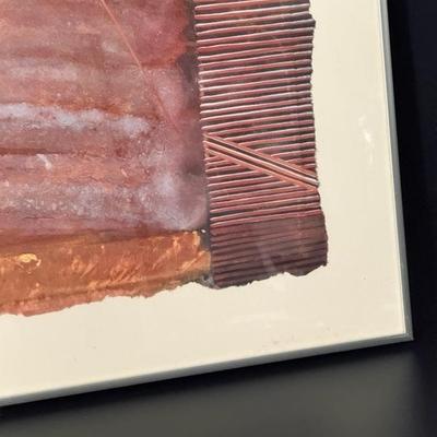 Original Karen Guzak Abstract 'Garden of the Gods' 1979