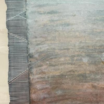 Original Karen Guzak Abstract 'Garden of the Gods' 1979