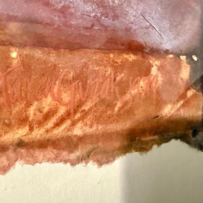 Original Karen Guzak Abstract 'Garden of the Gods' 1979