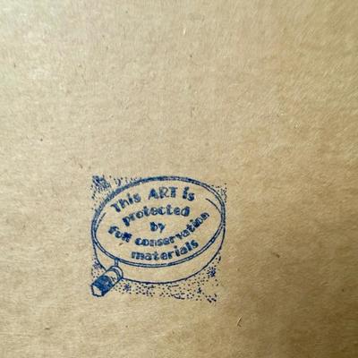 Pegge Hooper Signed Drawing - Hawaiian Woman with Lei