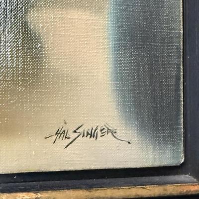 Original Hal Singer Oil on Canvas