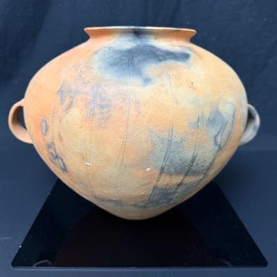California Pottery Vessel with 2 handles - 10” tall