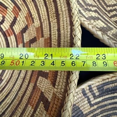 4 Large Handmade Baskets