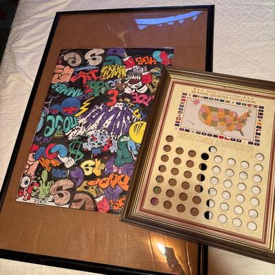 Sale Photo Thumbnail #275: No glass on the quarter collection (16x20). Poster frame is 25x37