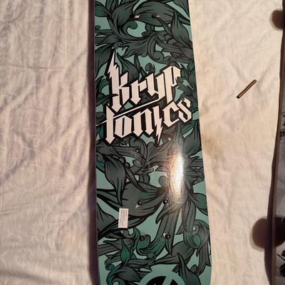 Sale Photo Thumbnail #289: See pics. Kryptonics skateboard appears new, Andy Warhol skateboard has some wear.