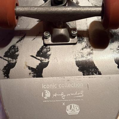 Sale Photo Thumbnail #285: See pics. Kryptonics skateboard appears new, Andy Warhol skateboard has some wear.