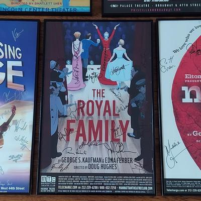Five Cast-Signed & Framed Window Card Posters (E-BBL)