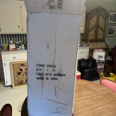 Fiber Optic Blowmold Santa AS IS