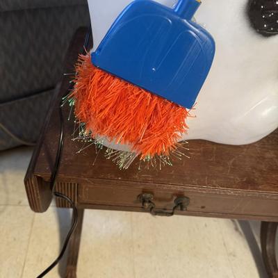 Fiber Optic Blowmold Santa AS IS