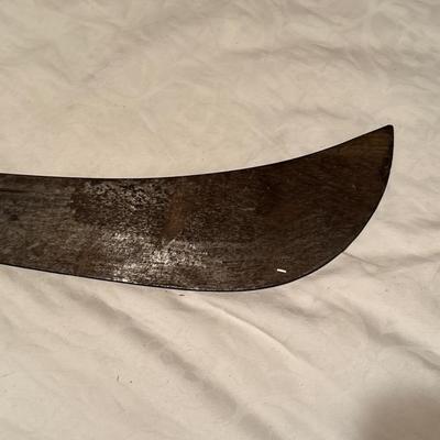 Sale Photo Thumbnail #336: Machete is 32 inches long, the blade is 19 1/2 inches