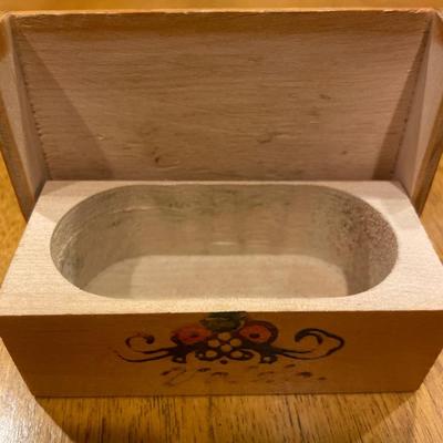 Small handmade wood box from Norway