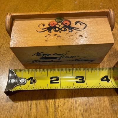 Small handmade wood box from Norway