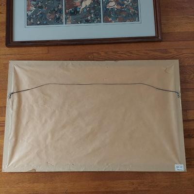 Two Japanese Triptych Pieces w/ COA (DR-BBL)