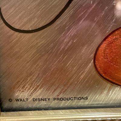 Mickey Mouse framed foil art