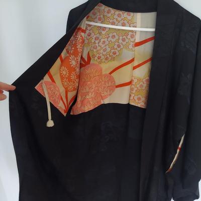 Silk Tomesode Kimono & Haori Jacket (E-BBL)