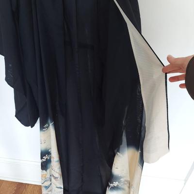 Silk Tomesode Kimono & Haori Jacket (E-BBL)