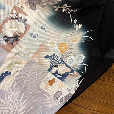 Silk Tomesode Kimono & Haori Jacket (E-BBL)