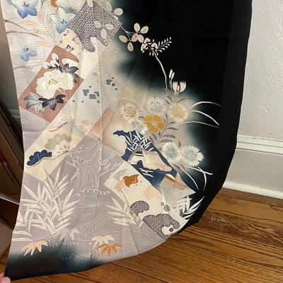 Silk Tomesode Kimono & Haori Jacket (E-BBL)