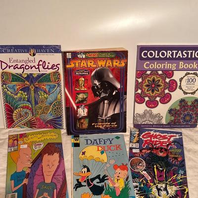 Sale Photo Thumbnail #374: Dragonfly coloring book has had pages ripped out