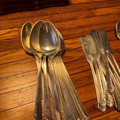 Heirloom Sterling Damask Rose Huge Set