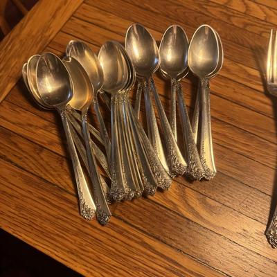 Heirloom Sterling Damask Rose Huge Set