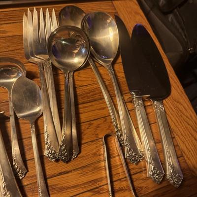 Heirloom Sterling Damask Rose Huge Set