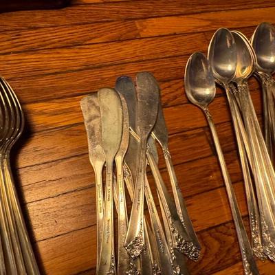 Heirloom Sterling Damask Rose Huge Set