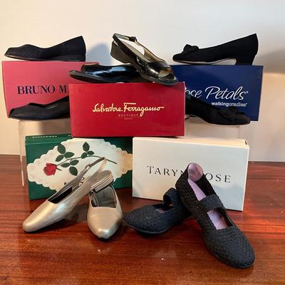 898 Lot of Ladies Designer Shoes, Salvatore Ferragamo and More