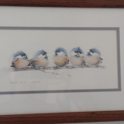 "Chorus Line 1" by V. Pfeiffer- Print Framed Under Glass