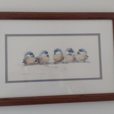 "Chorus Line 1" by V. Pfeiffer- Print Framed Under Glass