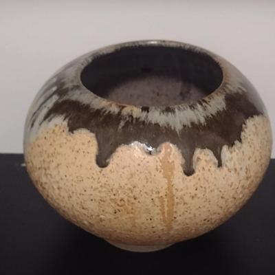 Drip Glaze Pottery Vase by Elizabeth Zingg