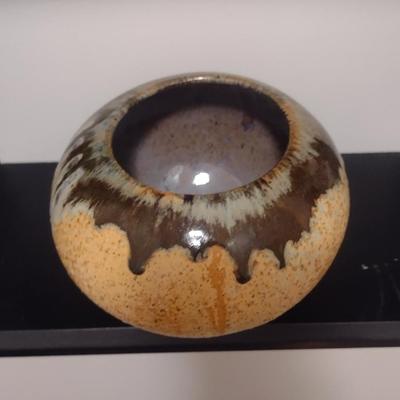Drip Glaze Pottery Vase by Elizabeth Zingg