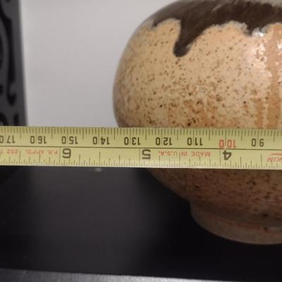 Drip Glaze Pottery Vase by Elizabeth Zingg