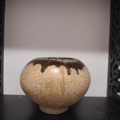 Drip Glaze Pottery Vase by Elizabeth Zingg