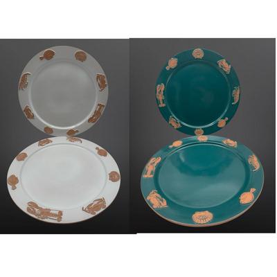 Frankoma USA Sea Life Serving Dishes