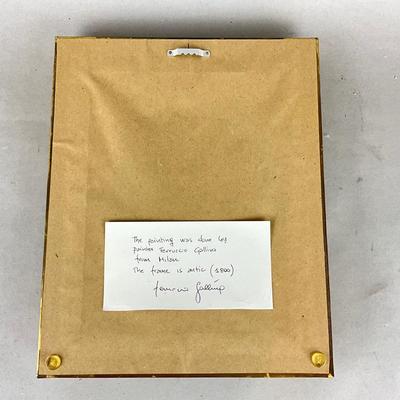 1032 Original Watercolor Landscape by Ferruccio Gallina