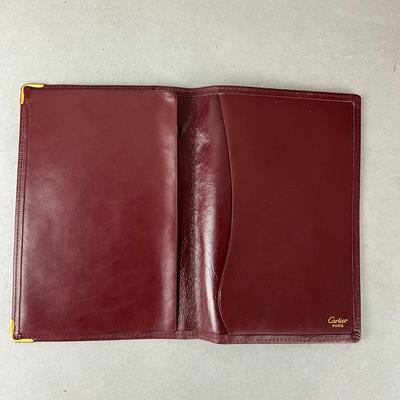 1038 Vintage Cartier Leather Bi-Fold