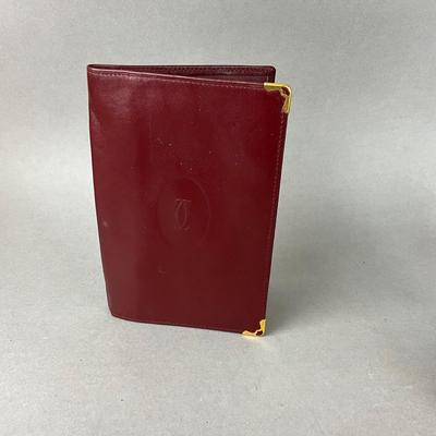 1038 Vintage Cartier Leather Bi-Fold