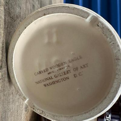 McCoy Pottery Salt, Pepper, Creamer & Sugar – Eagle Motif